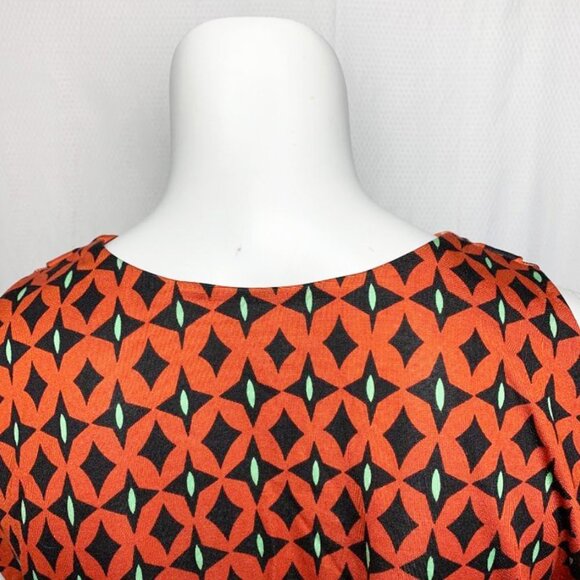 DIANE VON FURSTENBERG Keesa Silk Jersey Cowl Neck Sleeveless Fau Wrap Dress - Picture 6 of 10